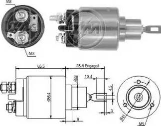 ERA 227178 - Тяговое реле, соленоид, стартер autosila-amz.com