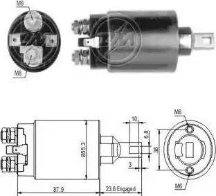 ERA 227 846 - Тяговое реле, соленоид, стартер autosila-amz.com