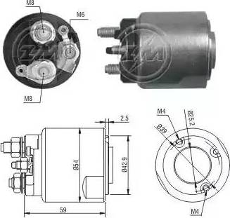 ERA 227387 - Тяговое реле, соленоид, стартер autosila-amz.com