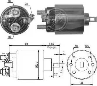 ERA 227299 - Тяговое реле, соленоид, стартер autosila-amz.com