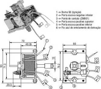 ERA 227208 - Тяговое реле, соленоид, стартер autosila-amz.com