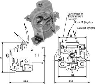 ERA ZM903 - Тяговое реле, соленоид, стартер autosila-amz.com