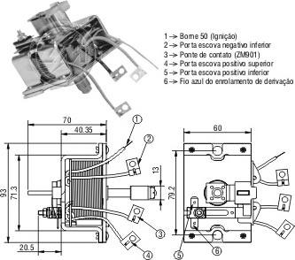 ERA ZM902 - Тяговое реле, соленоид, стартер autosila-amz.com