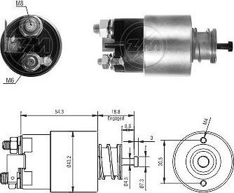 ERA ZM3391 - Тяговое реле, соленоид, стартер autosila-amz.com