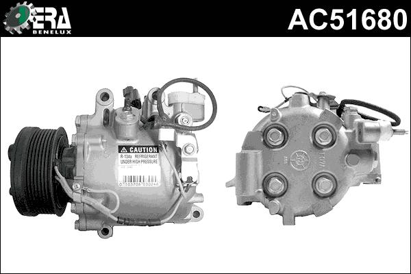 ERA Benelux AC51680 - Компрессор кондиционера autosila-amz.com