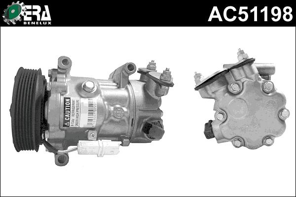 ERA Benelux AC51198 - Компрессор кондиционера autosila-amz.com