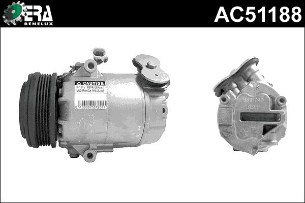 ERA Benelux AC51188 - Компрессор кондиционера autosila-amz.com