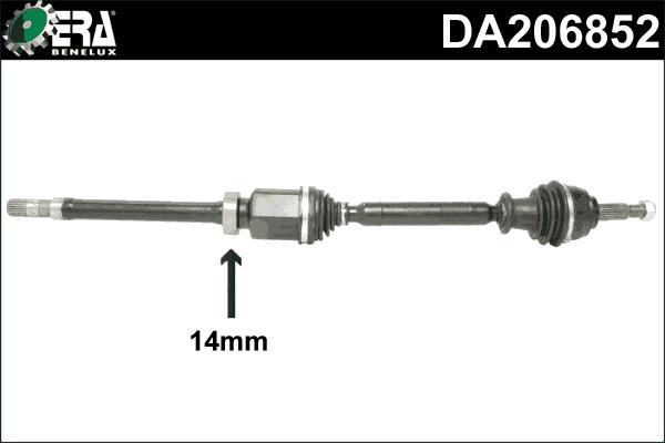 ERA Benelux DA206852 - Приводной вал autosila-amz.com