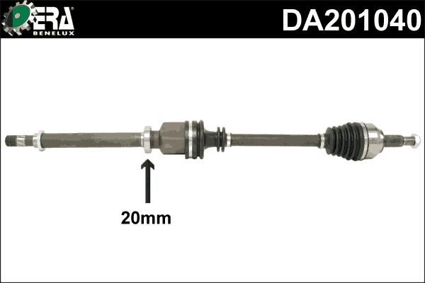 ERA Benelux DA201040 - Приводной вал autosila-amz.com