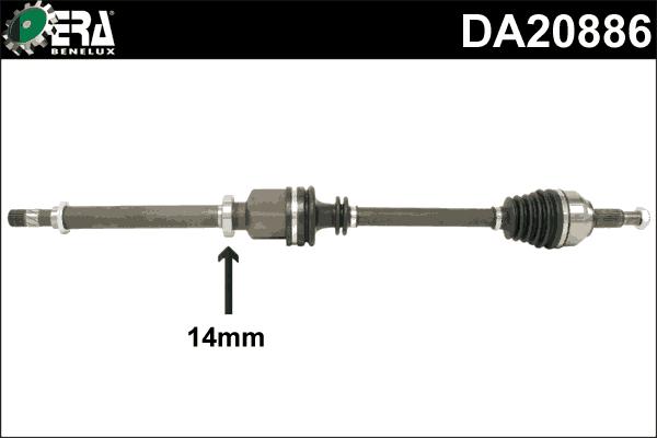 ERA Benelux DA20886 - Приводной вал autosila-amz.com