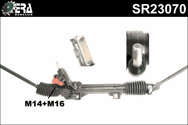 ERA Benelux SR23070 - Рулевой механизм, рейка autosila-amz.com