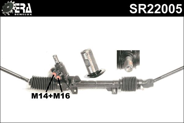 ERA Benelux SR22005 - Рулевой механизм, рейка autosila-amz.com
