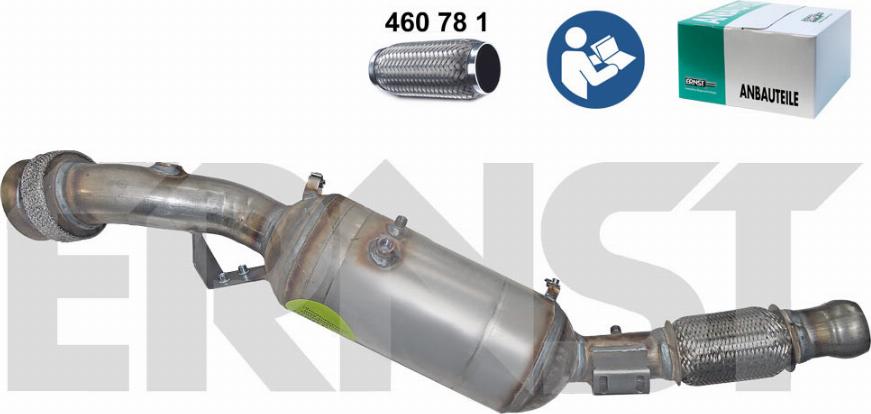 ERNST 910965 - Сажевый / частичный фильтр, система выхлопа ОГ autosila-amz.com