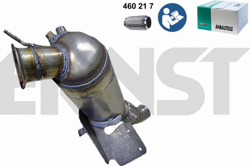 ERNST 910019 - Сажевый / частичный фильтр, система выхлопа ОГ autosila-amz.com