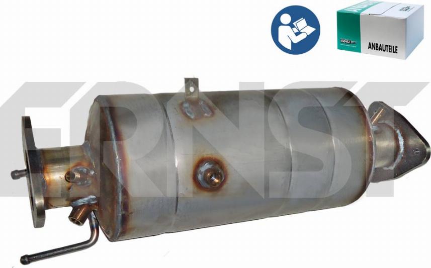 ERNST 910705 - Сажевый / частичный фильтр, система выхлопа ОГ autosila-amz.com