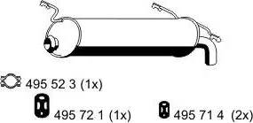ERNST 501019 - Глушитель выхлопных газов, конечный autosila-amz.com
