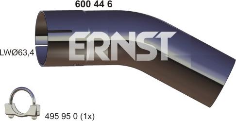 ERNST 600446 - Труба выхлопного газа autosila-amz.com