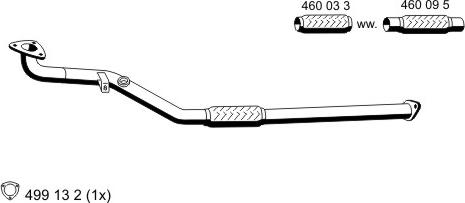 ERNST 043502 - Труба выхлопного газа autosila-amz.com