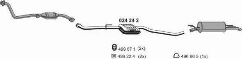 ERNST 050497 - Система выпуска ОГ autosila-amz.com