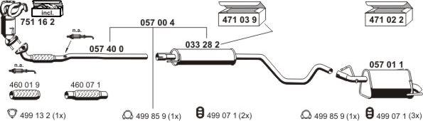 ERNST 050659 - Система выпуска ОГ autosila-amz.com