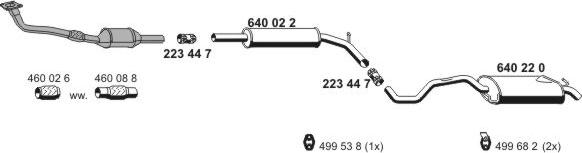 ERNST 060050 - Система выпуска ОГ autosila-amz.com