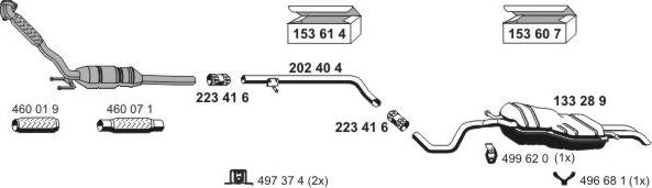 ERNST 060038 - Система выпуска ОГ autosila-amz.com