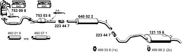 ERNST 071138 - Система выпуска ОГ autosila-amz.com