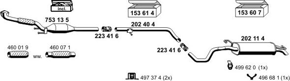 ERNST 060205 - Система выпуска ОГ autosila-amz.com