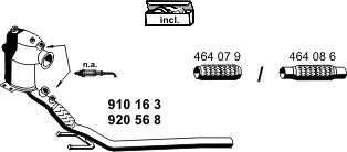 ERNST 010865 - Система выпуска ОГ autosila-amz.com