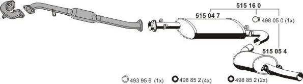 ERNST 120058 - Система выпуска ОГ autosila-amz.com