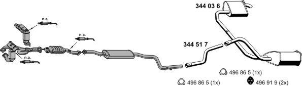 ERNST 030979 - Система выпуска ОГ autosila-amz.com