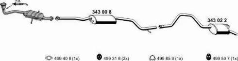 ERNST 030099 - Система выпуска ОГ autosila-amz.com