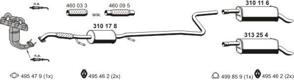 ERNST 030318 - Система выпуска ОГ autosila-amz.com