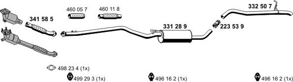 ERNST 031105 - Система выпуска ОГ autosila-amz.com