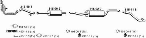 ERNST 031716 - Система выпуска ОГ autosila-amz.com