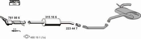 ERNST 031727 - Система выпуска ОГ autosila-amz.com