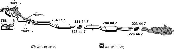 ERNST 020303 - Система выпуска ОГ autosila-amz.com