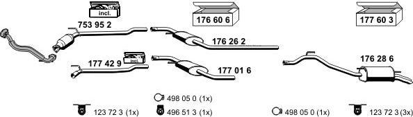 ERNST 070961 - Система выпуска ОГ autosila-amz.com