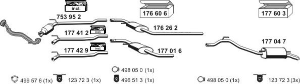 ERNST 070478 - Система выпуска ОГ autosila-amz.com