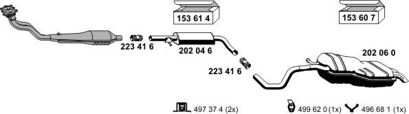 ERNST 070549 - Система выпуска ОГ autosila-amz.com