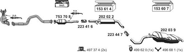 ERNST 070660 - Система выпуска ОГ autosila-amz.com