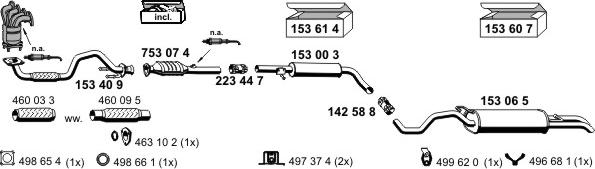 ERNST 070668 - Система выпуска ОГ autosila-amz.com