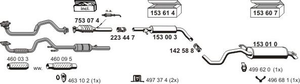 ERNST 070795 - Система выпуска ОГ autosila-amz.com