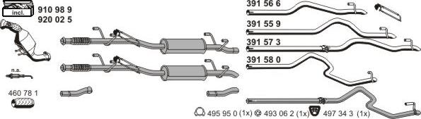 ERNST 071954 - Система выпуска ОГ autosila-amz.com