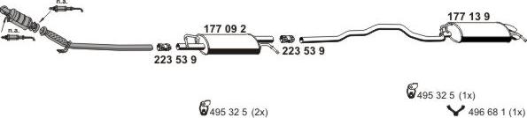 ERNST 071469 - Система выпуска ОГ autosila-amz.com