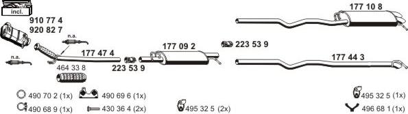 ERNST 071530 - Система выпуска ОГ autosila-amz.com