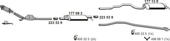 ERNST 071537 - Система выпуска ОГ autosila-amz.com