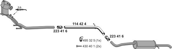 ERNST 071637 - Система выпуска ОГ autosila-amz.com