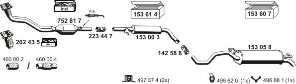 ERNST 071089 - Система выпуска ОГ autosila-amz.com