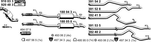 ERNST 071339 - Система выпуска ОГ autosila-amz.com